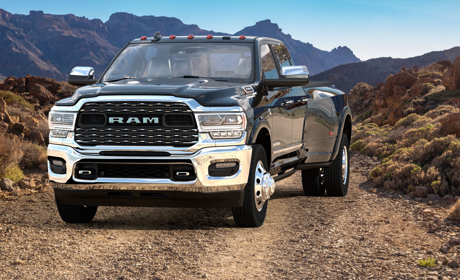 Dodge Ram 2500 on a mountain road